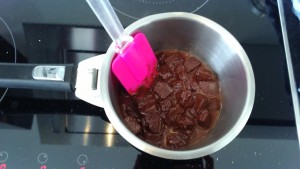 cheesecake marbré chocolat