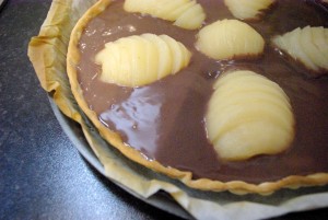 tarte poire chocolat facile croustipate