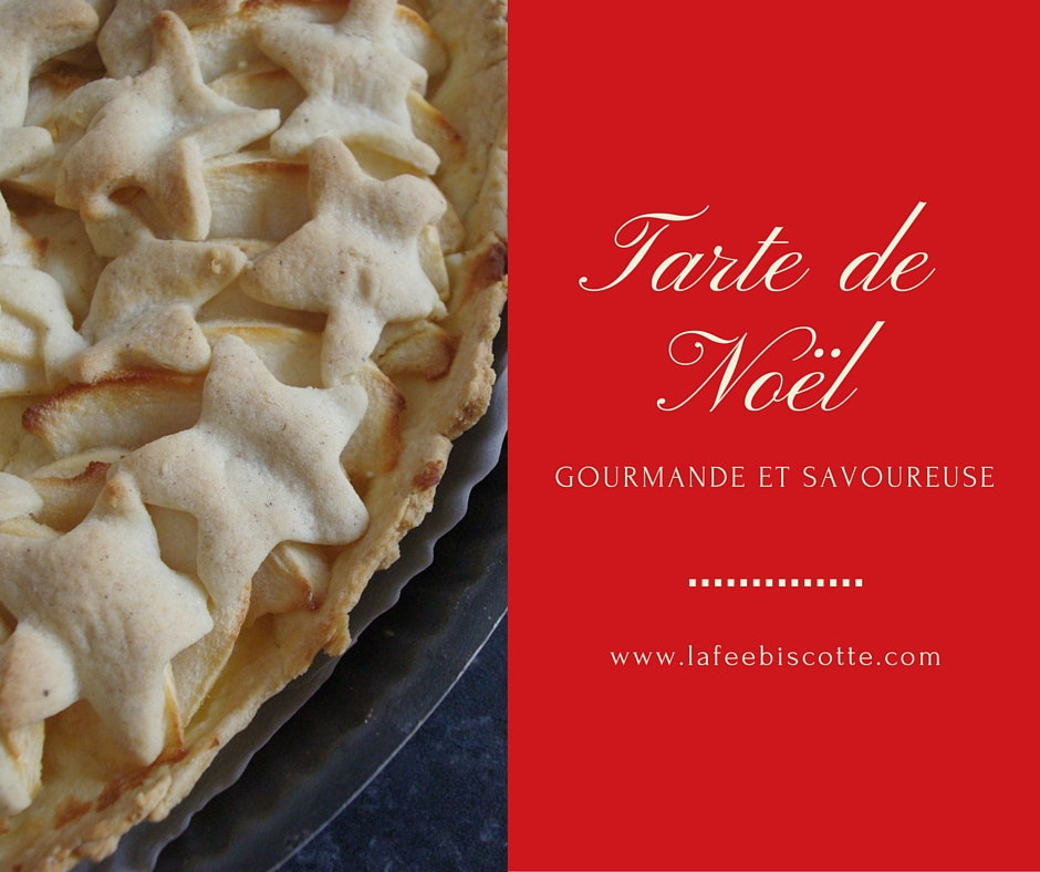 recette tarte de noël aux pommes et au miel