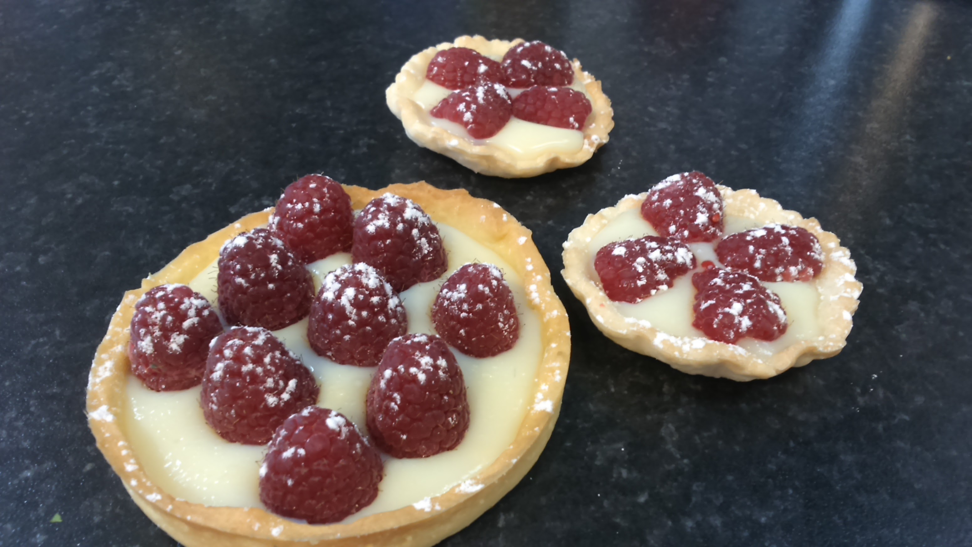 tartelette framboise