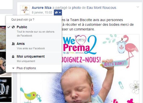 confidentialité facebook