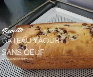 gâteau yaourt sans oeuf