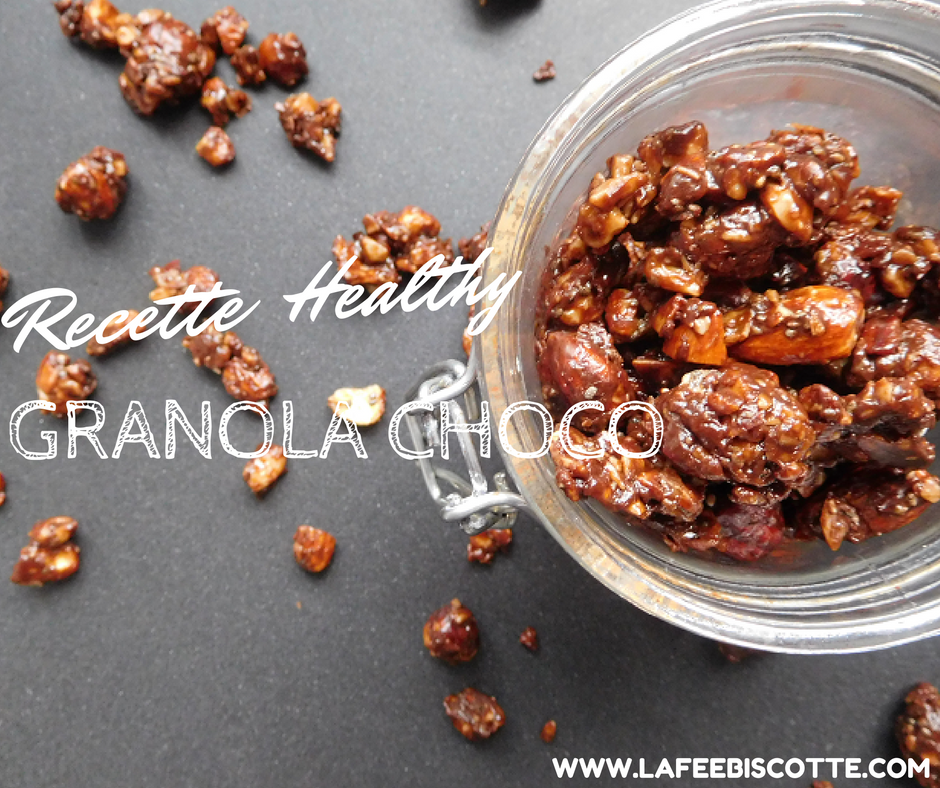 recette de granola chocolat