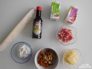 recette de tourtes au champignon