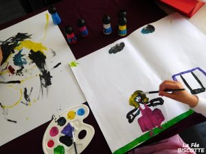 peinture pour enfant lavable