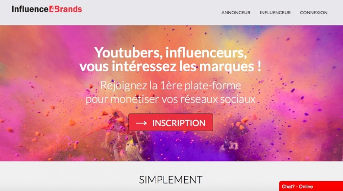 plate-forme de relation influenceurs influence4brands