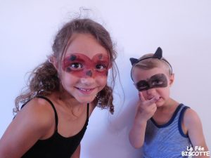 Masque ladybug et chat noir