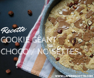 recette cookie géant