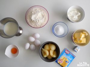 recette gâteau à la poire