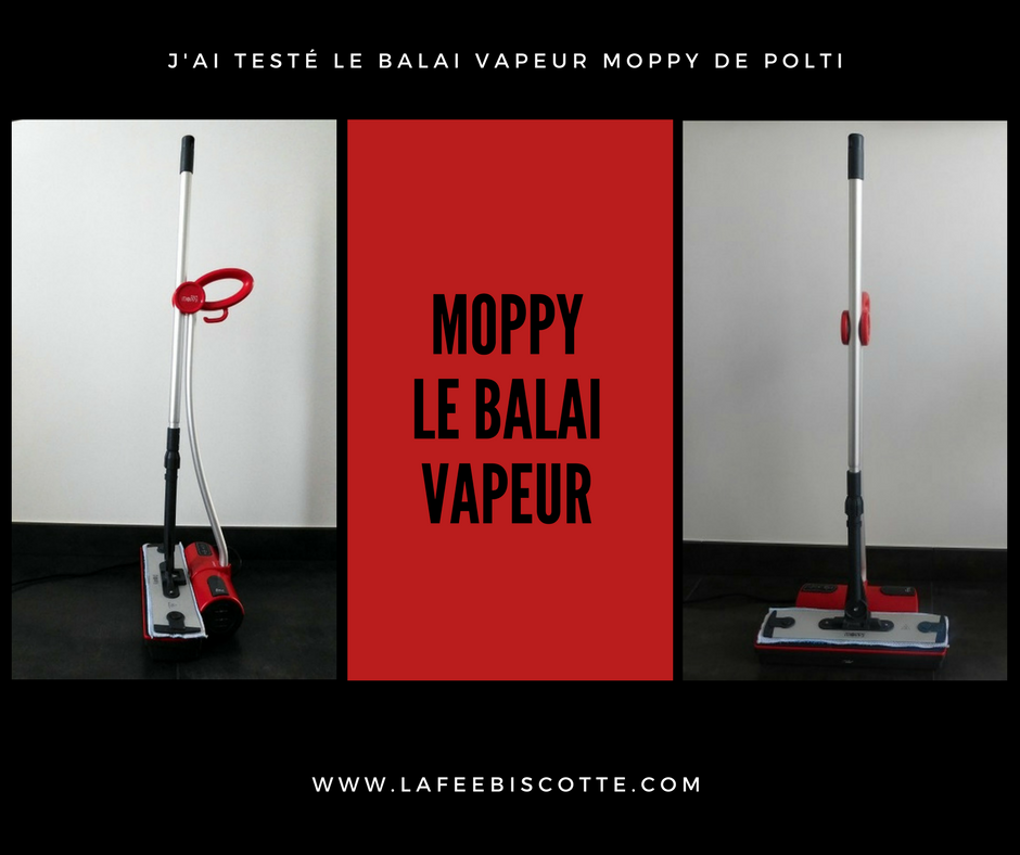 POLTI Moppy - Le nettoyage des sols avec le balai vapeur sans fil 