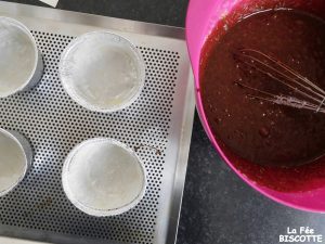 fondant au chocolat et coco