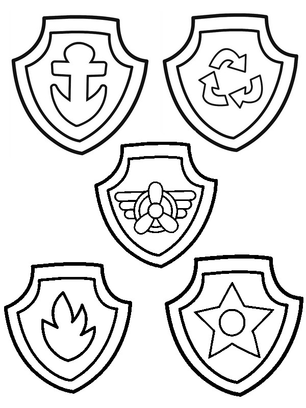 badge de la pat patrouille