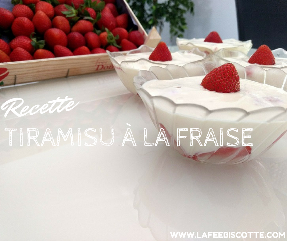 recette tiramisu fraise