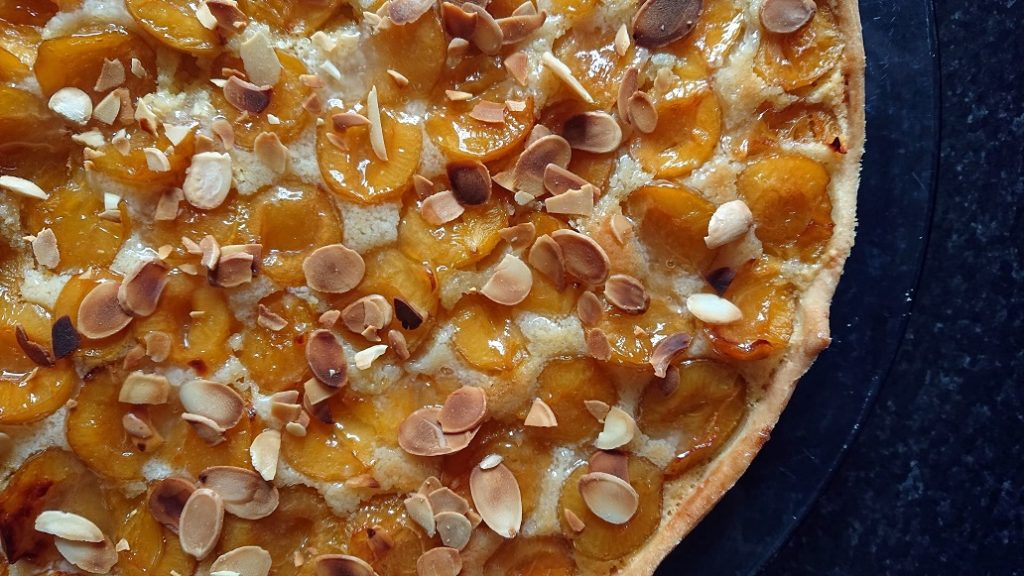 tarte mirabelles et amandes