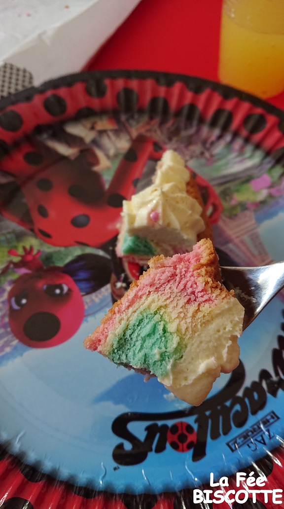 Gâteau d'anniversaire Miraculous Lady Bug - Elodie cuisine pour