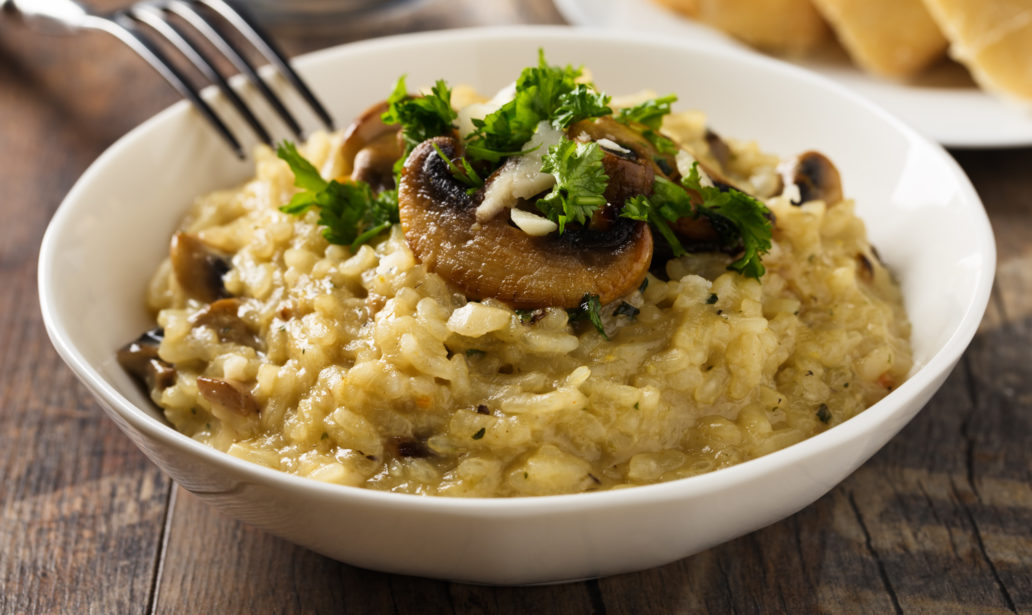 Risotto champignon frais et courgette - La Fée Biscotte