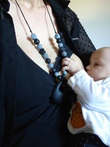 collier d'allaitement en silicone