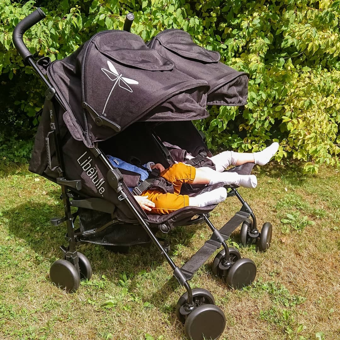 Protection de pluie pour poussette Jumeaux (un devant et un derrière)