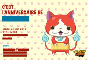 activité yo kai watch