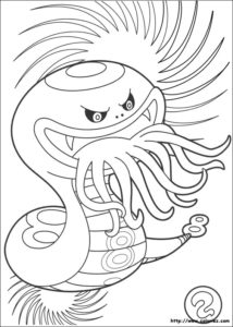 coloriage yo kai watch