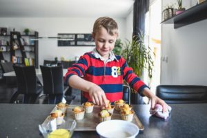 patisser avec son enfant